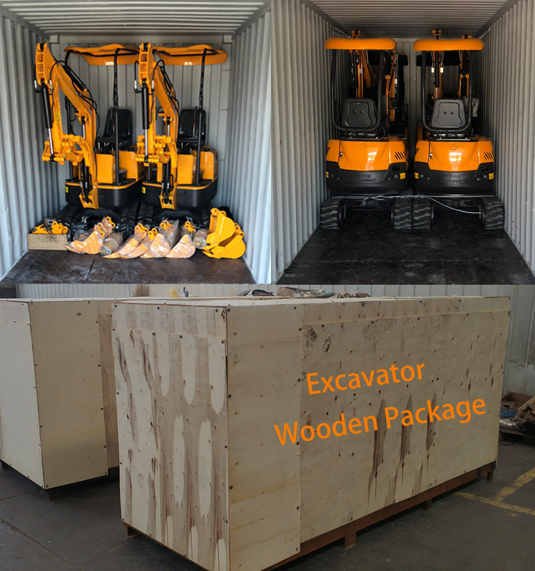 smaller excavator packaging