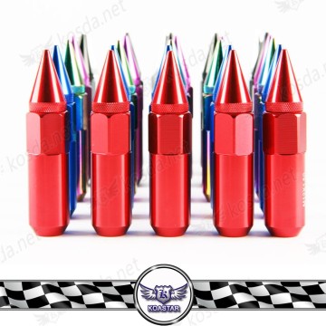 Hot racing lug nuts ,colored lug nuts,high quality flange lug nuts