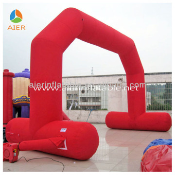 Red inflatable gate