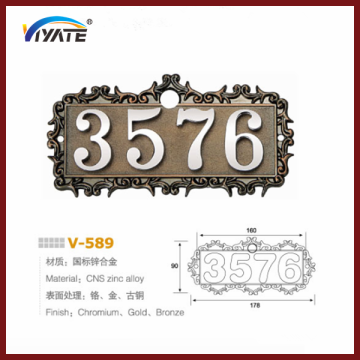 Hotel Door Numbers Metal Numbers Room Number Plate