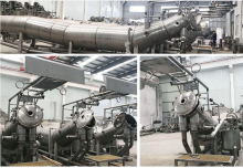 Silk fabric dyeing machine