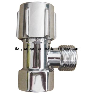 Top Polishing and Chromed Plating Brass Angle Valve (AV3024)