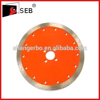 fast cutting continuous rim soft cut diamond cutting disc