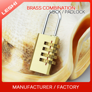 Digital Gym Padlock, Brass Door Padlock with Combination