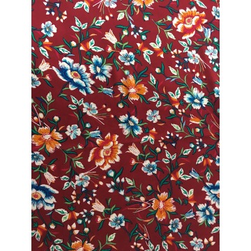 Nakış Tasarımı Rayon Challis 32S Baskı Kumaşı