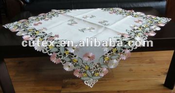 Floral Embroidery Table Cloths