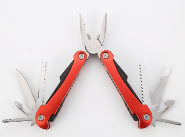 Stainless Steel Multi-Plier Multi-Tool red handle