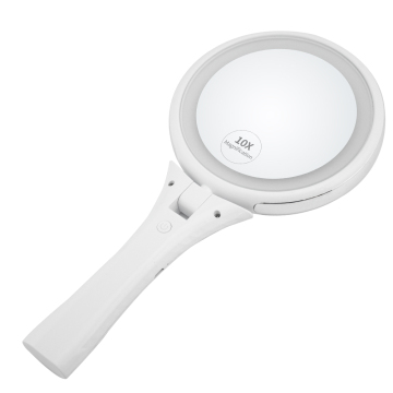 Handheld Mirror Lighted Travel Mirror