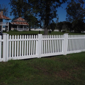6 Feet High Vinyl Picket Fence Gate
