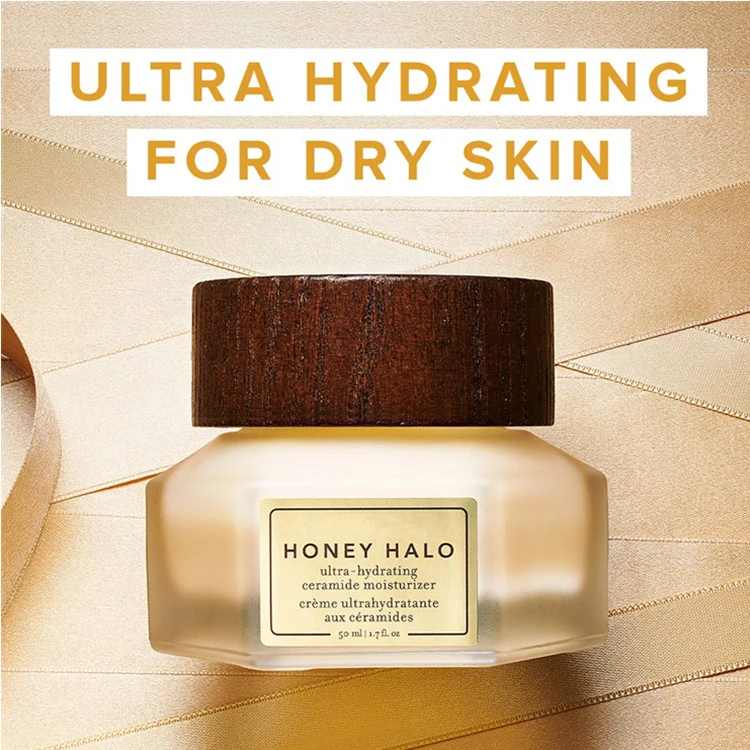 Advanced Formula Hydrating Skin Honey Halo Ceramide Face Moisturizer Cream