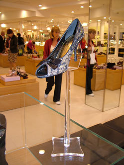 acrylic shoe display stands