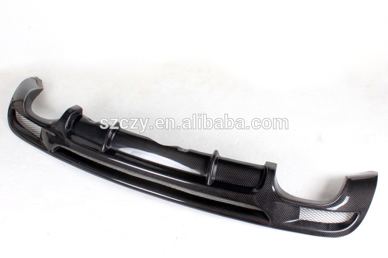 Auto Car Carbon Rear Lip Diffuser with quad exhaust dual outlet for BMW E82