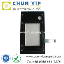 Custom membrane switch with aluminium back panel