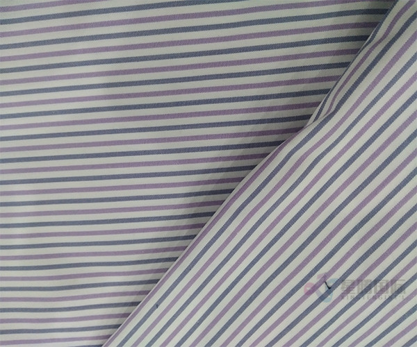 Stripe Plain Polyster Fabric