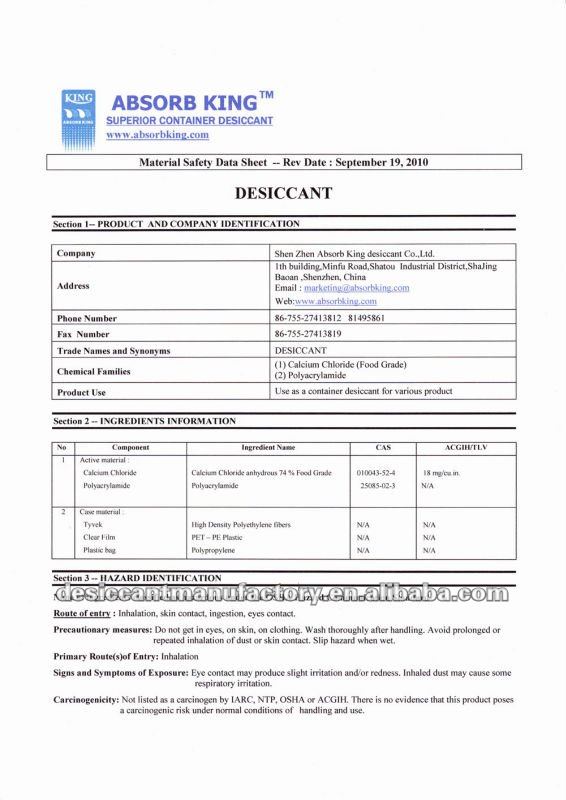 200% adsorption rate activated carbon desiccant powder