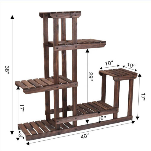 Wooden Plant Stands Flower Rack Shelves Storage Rack