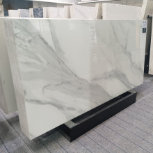 Vienna Calacatta White Artificial Sintered Stone Tiles 9mm