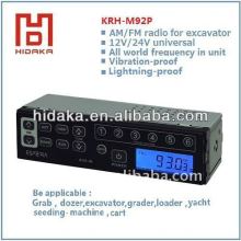 advanced international level real time clock car radio 24volt car audio Hidaka