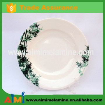 custom print melamine plates, plastic plates