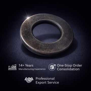 Hardened Steel Structural Black Oxide Chamfered Washer