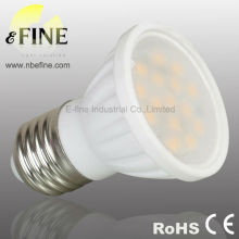 JDR E27 led light 3528 SMD led lamp with plastic body