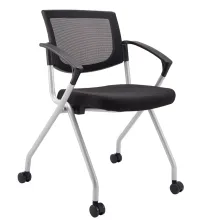 Foldable Conference Chair Office Chair Mesh Training Chair