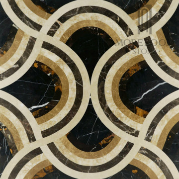 decorative pattern polished marble flooring tile