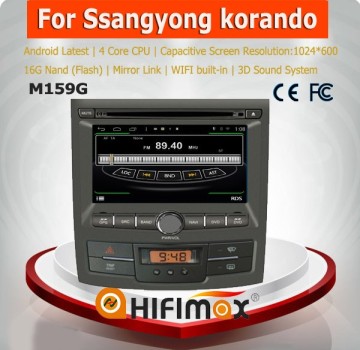 Hifimax S160 Android 4.4.4 car pc for Ssangyong Korando android car dvd for Ssangyong Korando with android 16GB dvd hard disk