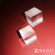 Glass beamsplitter prisms for teaching or optical project
