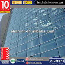 Visible System Aluminum And Glass Curtain Wall