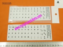 Keyboard Sticker White Sp Change Keyboard Language Layout By Stick Lables On Keyboard Keys
