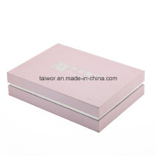 Luxulry Storage Paper Box for The Cosmetic Products with Silver Stamping Logo and Gray (TW150130002)