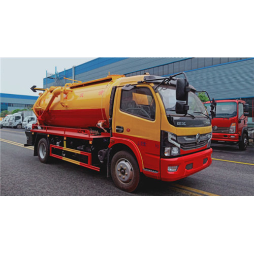 4X2 8500Liter truk pengisap limbah vakum