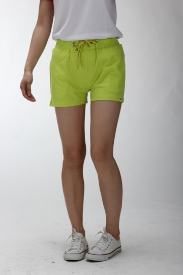 Custom green soft shorts