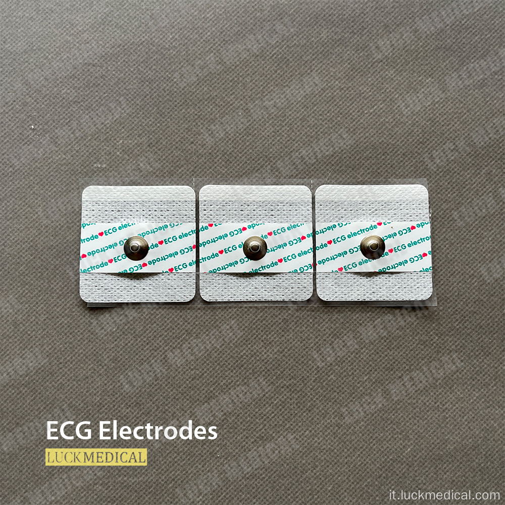 Patch di elettrodi ECG usa e getta medica