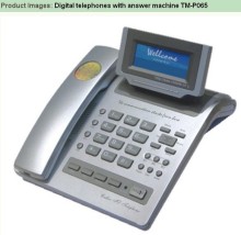 LCD digital telephones with answer machine