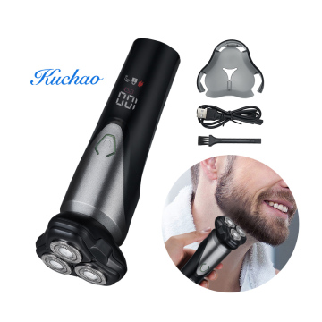 USB Rechargeable Waterproof Electric Shaver for Men