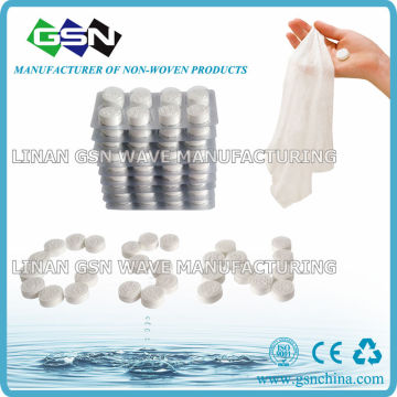 biodegradable tablet dry compressed napkin wipes