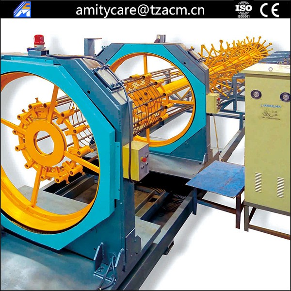 automatic line wire stirrup bending machine for max single wire D16mm  Double wire D12mm
