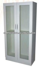 white color wood bookcase