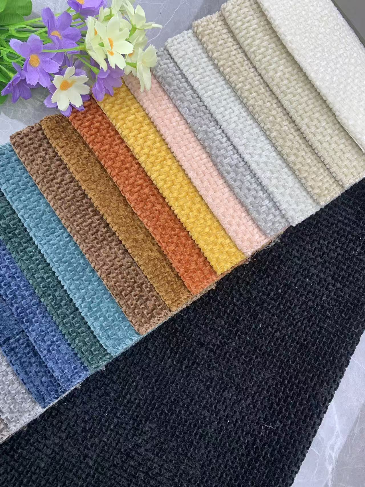 Υλικό υφάσματος σενίλ Chenille Fabric Material