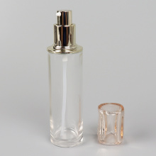 Botella de vidrio de loción y tóner para el cuidado personal