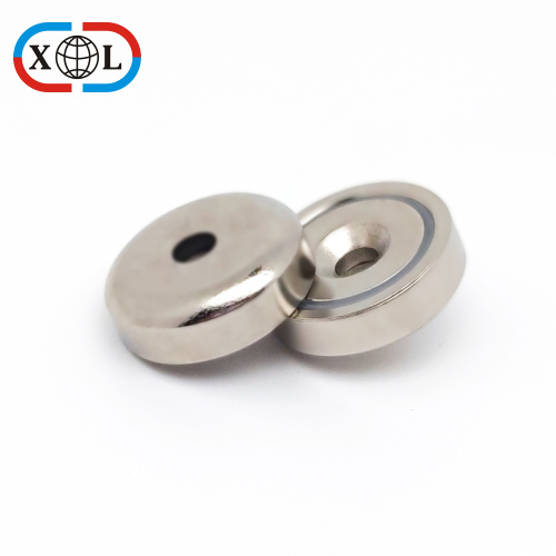 Round Neodymium Cup Magnet with Countersunk Hole