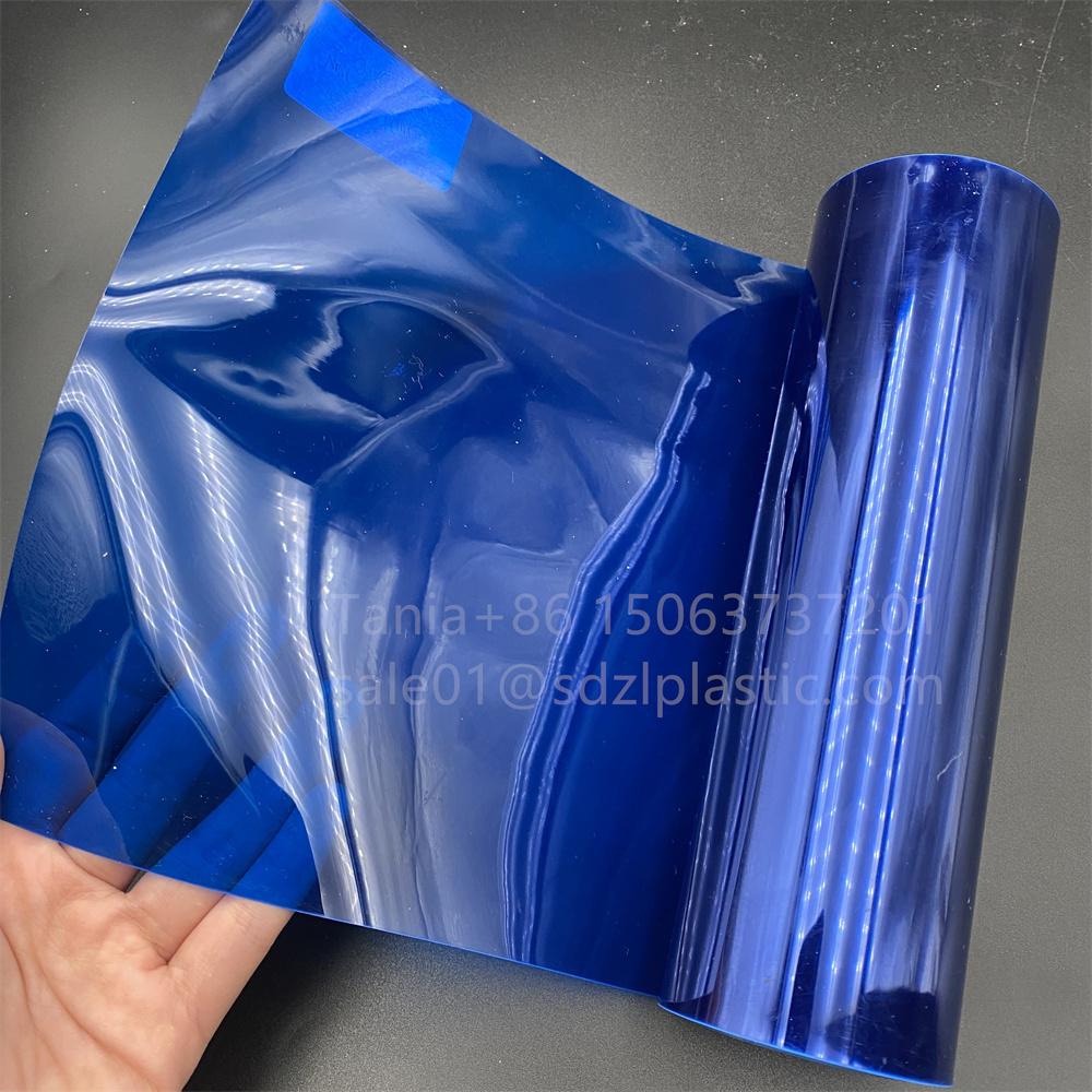 Blue Translucent Pvc Sheet Pharmaceutical Packaging 1 Jpg