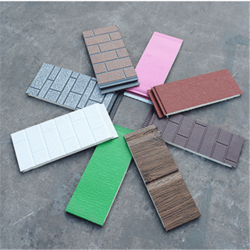 Insulated decorative steel siding panels