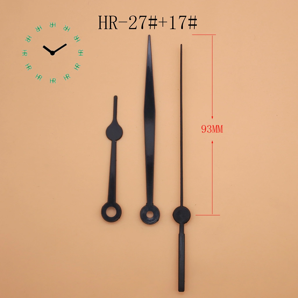 Hr27 High Quality 93mm Black Plastic Clock Hands