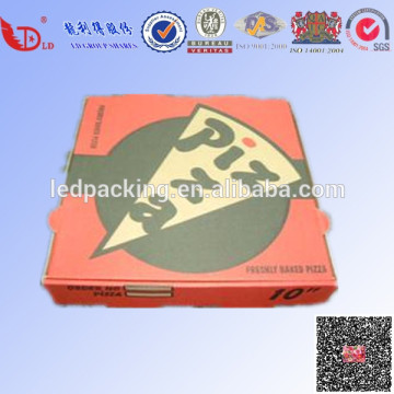 Disposable kraft corrugated paper pizza box/carton pizza box