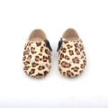 Leopard Oryginalne skórzane dziecięce buty na co dzień
