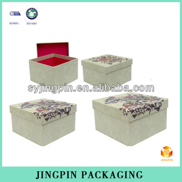 factory printed paper gift set 4pcs boxes