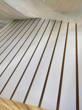 E1 Melamine Slotted Mdf customized